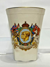 HM King George & Queen Eliabeth Coronation Cup-Crown Ducal Excellent Condition picture