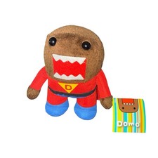 Super Domo Plush Character Red Suit and Cape 2012 Nanco 9” NWT picture