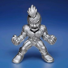 Vintage Ultra Rare 2002 Ultimate Muscle Kinnikuman Silver Original MiniFigurine picture