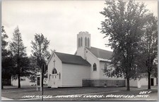 Vintage WAKEFIELD, Michigan Real Photo RPPC Postcard