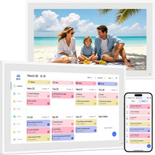 15.6 Inch Digital Calendar Wall, Electronic Planner & Chore Chart, 1080P Full HD picture