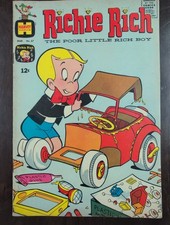 Vintage RICHIE RICH: The Poor Little Rich Boy #67 - 1968 Harvey Comic Book picture