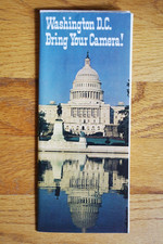 Washington DC Bring Your Camera Kodak map brochure vintage 1976 picture