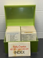 Vintage 1971 The Betty Crocker Recipe Card Library w/Index, Recipe Cards picture