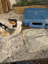 Vintage 1960s CorningWare Cornflower 1Qt. Saucepan W/box, Paperwork NOB picture
