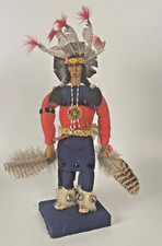 1977 Effie Curley Billy Fast Horse Lakota Native American Dancer Doll Signed picture