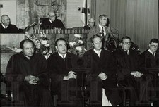 Press Photo William Hays and officials attending a hearing - lra62341 picture