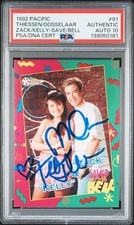 1992 Saved By The Bell THIESSEN & GOSSELAAR Signed Card #91 Auto PSA/DNA 10 SLAB picture