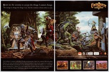 EverQuest Ruins Of Kunark - PC - Vintage Original Print Ad/Poster Promo Art 2000 picture