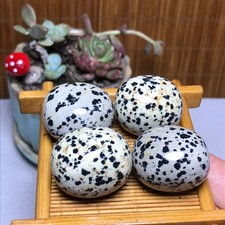 28-23-23mm 4Pcs Natural spotted stone Crystal gemstone Mineral Specimen A4404 picture