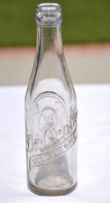 Antique 1948 Dr. Pepper clear glass bottle 6-1/2 oz. Fresno, CA picture