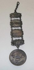 Antique 1906 Imperial Council Shriners Watch Fob  Ornate picture