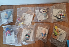 COMPLETE Set of 8 Shell Oil 1990 Looney Tunes Applause Sealed Famous Characters picture