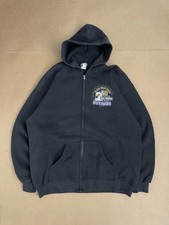 Vintage 2000 Harley Davidson Black Hills Rally Sturgis Zip Up Jacket XL picture