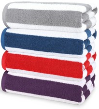 Utopia Towels Cabana Stripe Beach Towel Oversized 100 Ringspun Cotton Pool picture