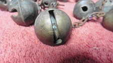 one  Vtg Brass Sleigh Bell Beautiful Horse Antique 1 1/4” Weight 1oz 1800's picture
