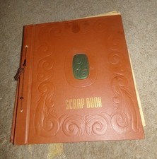 1951 SCRAPBOOK DIARY PHOTOS PC's BLACK HILLS YELLOWSTONE WYOMING SOUTH DAKOTA picture