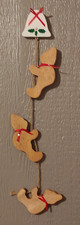 Bears on a Bell Wooden Christmas Decoration picture