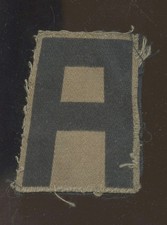 WWII WW2 Patch-VERY RARE First 1st Army Printed NOT EMBROIDERED Uniform-removed picture