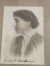 Julia Lathrop Signed RPPC Postcard Hull House Chicago IL Progressive Era antique picture