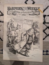 1872 Boss Tweed Horace Greeley Harpers Weekly Nov 02 Nast Election picture