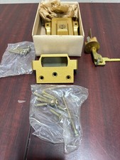 Vintage Yale 112-1/4 Deadbolt Lock New Old Stock/Heavy Duty Double Cylinder picture