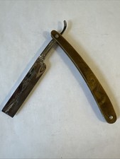 Vintage Straight Razor Geo.W.Korn Razor Mfg Co. Little Valley NY “ Golden Beauty picture