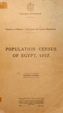 1937 EGYPT Population Census Book Cairo Finance Ministry Statistics Government picture
