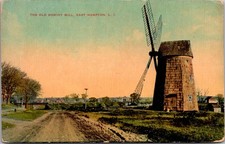 East Hampton Long Island Old Dominy Mill Windmill Felix Dominy & Son NY Postcard picture