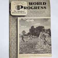 OCT 1950 World Progress Magazine Booklet Post-WWII Civilization News Humanity 8C picture