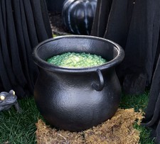 [SALE]- Pottery Barn Lit Witches Cauldron Halloween Decor- FLASH SHIP picture