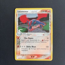 Pokémon Salamence Delta Species 14/113 EX Delta Species Holo Rare English LP/MP picture