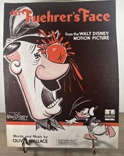 Disney Sheet Music Vintage Der Fuehrer’s  1942 From Walt Disney Motion Picture. picture