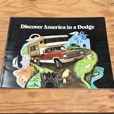 Dodge 1972 Discover America Camper Van Catalog Brochure 24 pages D 100 200 300 picture