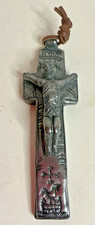 Wild Goose Studio Penal Cross Irish Folk Art Cold-Cast Jesus INRI picture