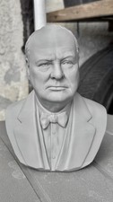 Winston Churchill Prime Minister Bust Statue 3D Printed picture