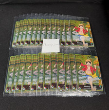 [Pre-order] x10 One Piece Card Game Monkey D. Luffy OP13-001 PROMO Grevin Museum picture