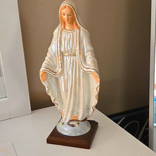 Religious Classics by Columbia Virgin Mary Ceramic Figurine Statue picture