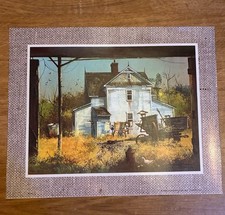 Vintage Set of 3 Frank M. Hamilton Four Season Lithograph Prints picture