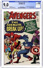 Avengers #10 (Marvel Comics 1964) CGC 9.0 1st Immortus App Silver Age Key picture