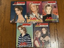 Musashi #9 Volumes 8, 9, 10, 12, & 13 Miyuki Takahashi CMX Manga - Ex Library picture