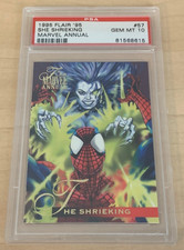 1995 Flair '95 Marvel Annual 💎 The Shrieking 💎 SPIDER-MAN 💎 PSA 10 💎 POP 12 picture