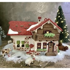 RARE Vintage 1987 Department 56 Alpine Village Series Josef Engel Farmhouse picture