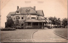 Leavenworth Kansas National Military Home Governor's Residence Postcard c1910s picture