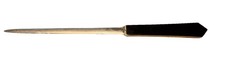 Vintage 1960-1970’s  Letter Opener Made In Italy Black Handle picture