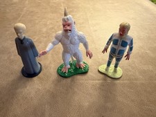 Vintage Lot of (3) 1991 Star Trek Hard Plastic Figurine picture
