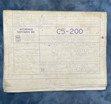T-AO 187 Class Fleet Oiler Navy Blueprint Avondale USNS Henry J. Kaiser 1986 picture