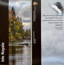 2026 ISLE ROYALE NP - Michigan   NATIONAL PARK SERVICE UNIGRID BROCHURE/MAP  New picture