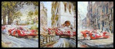 FERRARI Targa Florio 512 S Dino 206 P 250 LM 330 P3/4 THREE Art Prints ROMANSKI picture