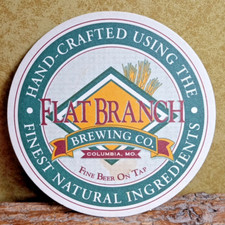 Flat Branch Beer Coaster ... Columbia Mo. picture